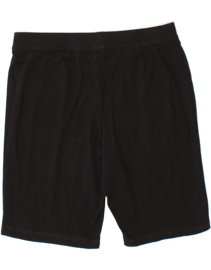 L.L.BEAN Womens Sport Shorts UK 14 Medium Black Cotton Vintage L.L.Bean and Second-Hand L.L.Bean from Messina Hembry 