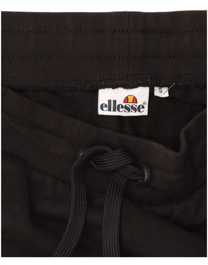 Ανδρική φόρμα Ellesse Παντελόνι Joggers Μικρό μαύρο βαμβακερό