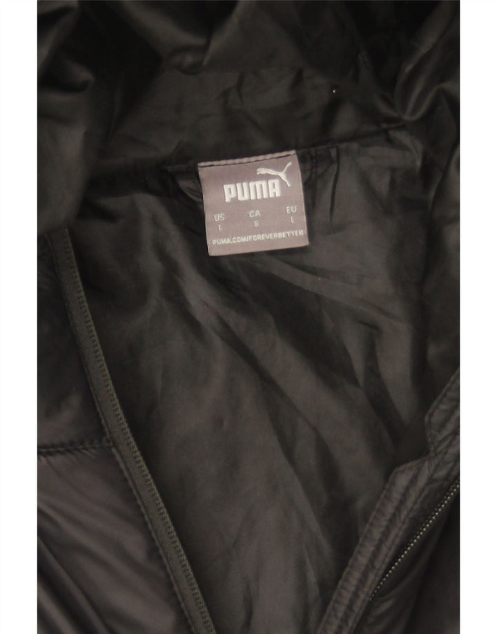 Puma Ανδρικό μπουφάν με κουκούλα UK 40 Large Grey Polyester