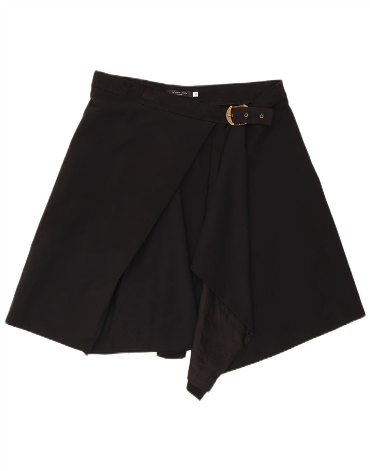 ANGELA MELE Γυναικεία Φούστα Wrap IT 44 Medium W30 Μαύρη Μάλλινη