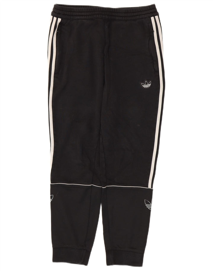 Ανδρική φόρμα ADIDAS Graphic Παντελόνι Joggers Μεσαίο μαύρο βαμβακερό
