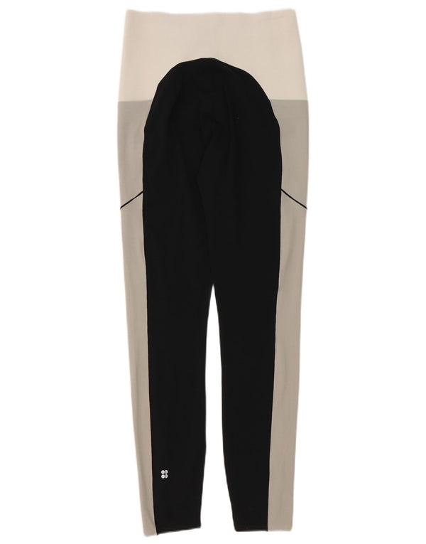 Γυναικείο κολάν Sweaty Betty UK 8 Small Black Colourblock Πολυεστέρας