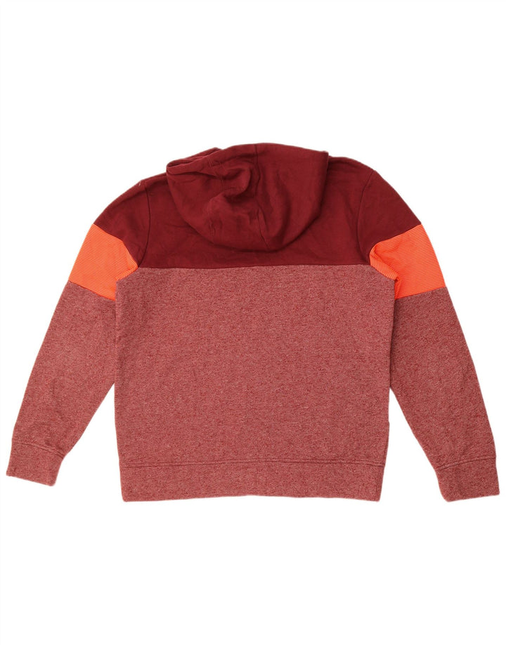 Jack & Jones Ανδρικό μπλουζάκι με κουκούλα με μεσαίο μπορντό πολυεστέρας
