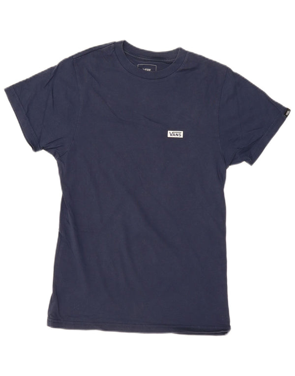 Γραφικό T-Shirt Ανδρικό VANS Slim Fit Top XS Navy Blue Cotton