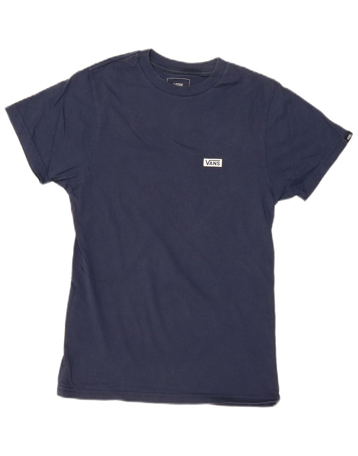 Γραφικό T-Shirt Ανδρικό VANS Slim Fit Top XS Navy Blue Cotton