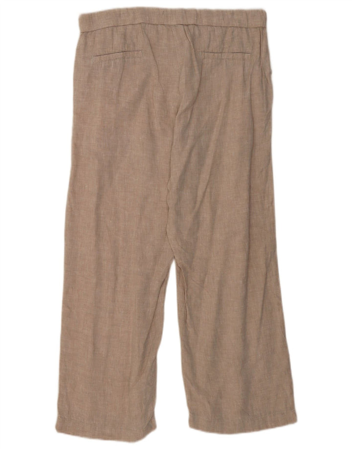 Dack's Γυναικείο Cropped Παντελόνι με Χαλαρή Εφαρμογή Medium W28 L25 Beige