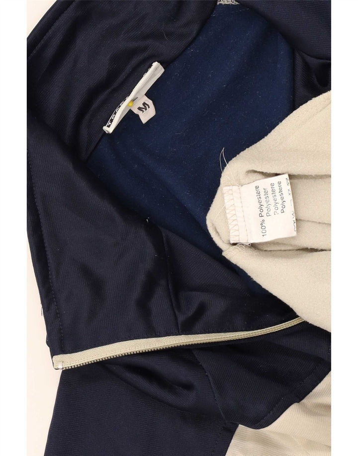 Ανδρική φόρμα Asics Top Jacket Medium Navy Blue Colorblock Polyester