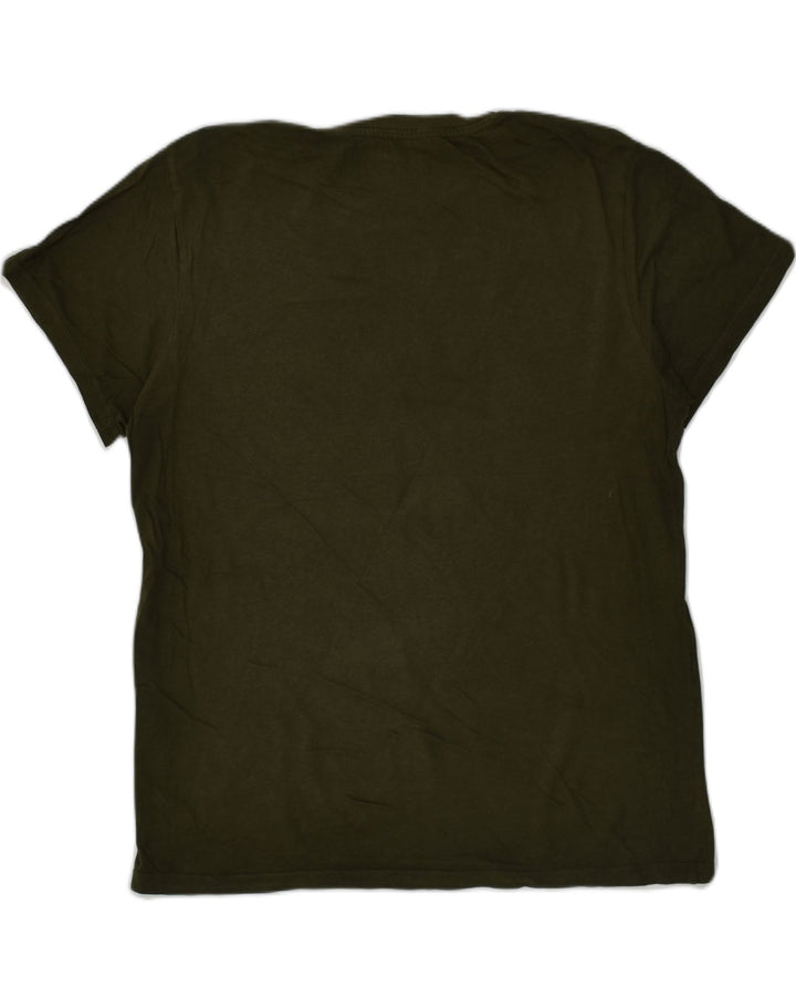 JACK & JONES Mens Graphic T-Shirt Top Large Khaki Cotton | Vintage Jack & Jones | Thrift | Second-Hand Jack & Jones | Used Clothing | Messina Hembry 