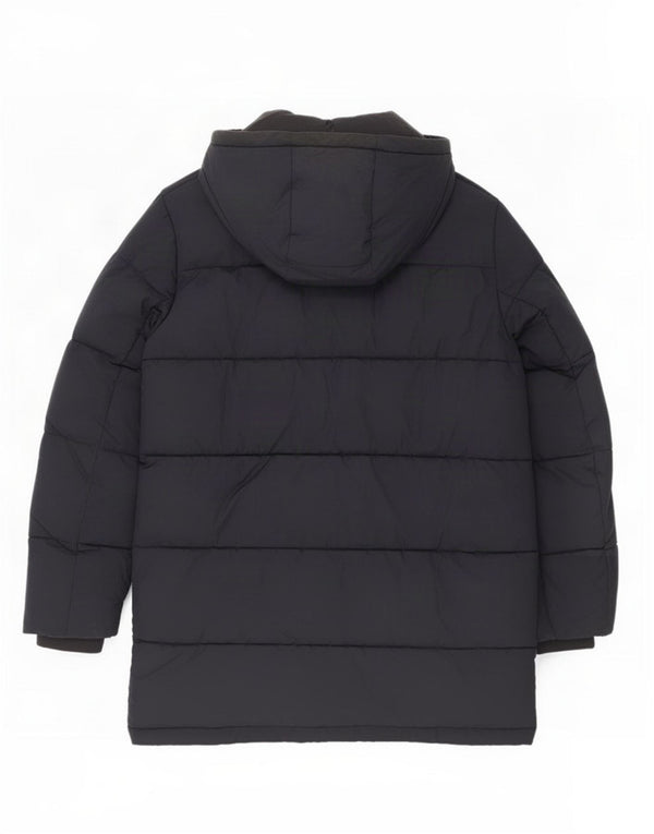 Tommy Hilfiger Ανδρικό μπουφάν με κουκούλα UK 38 Medium Navy Blue Polyester