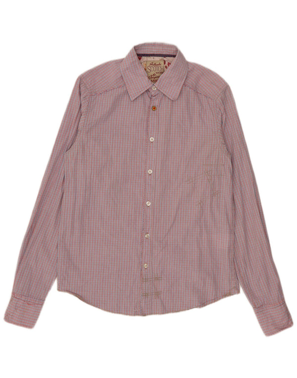 Ανδρικό πουκάμισο Scotch & Soda Small Red Check Cotton