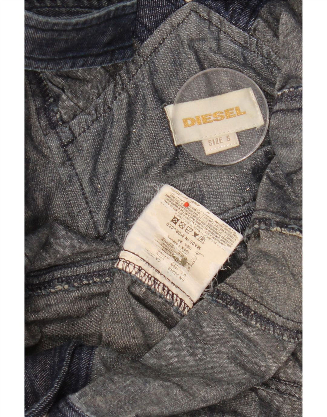 Diesel Γυναικείο Playsuit UK 8 Small Grey Cotton
