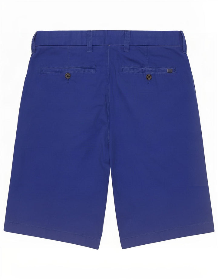 Ανδρικό σορτς Chino Marks & Spencer Medium W30 Μπλε βαμβακερό