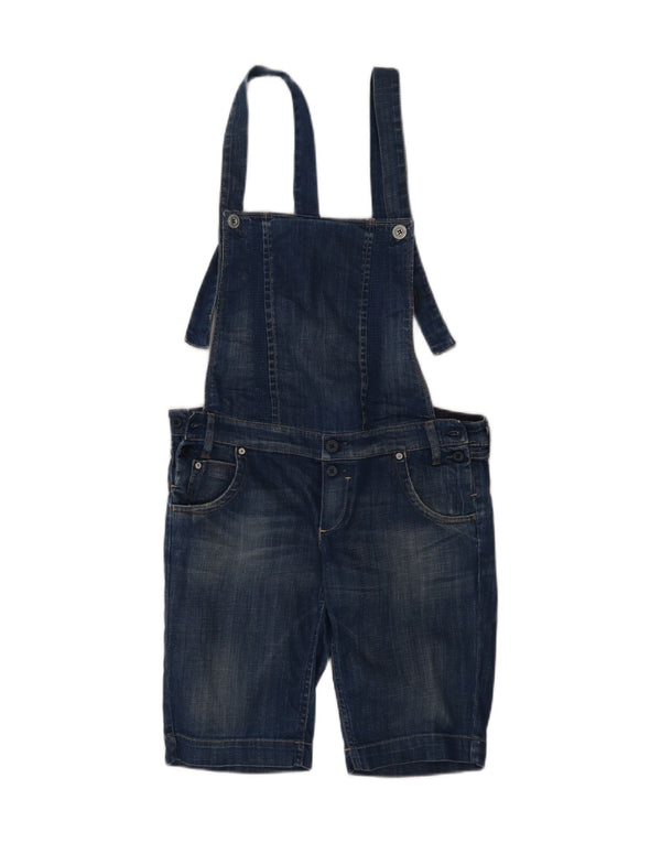 Meltin' Pot Γυναικείο τζιν σορτς Dungarees W31 μεσαίο μπλε βαμβακερό