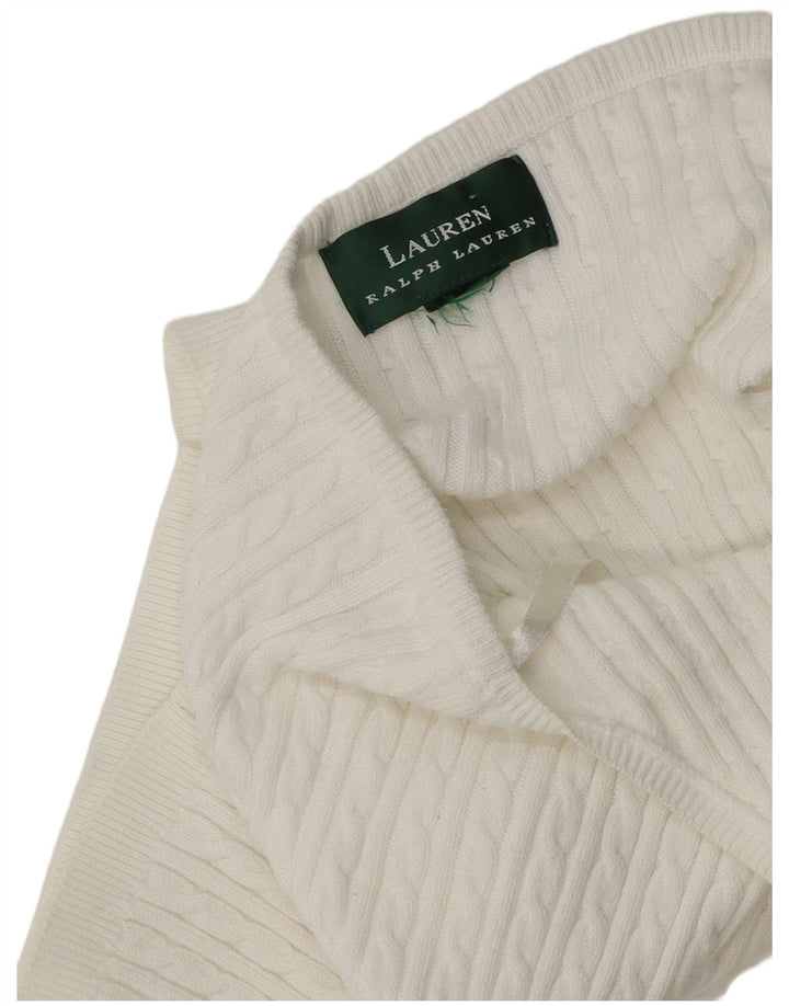 Ralph Lauren Womens Halter Top UK 4 XS White