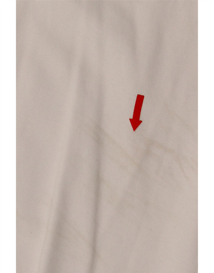 KAPPA Mens Polo Shirt XL White Cotton Vintage Kappa and Second-Hand Kappa from Messina Hembry 