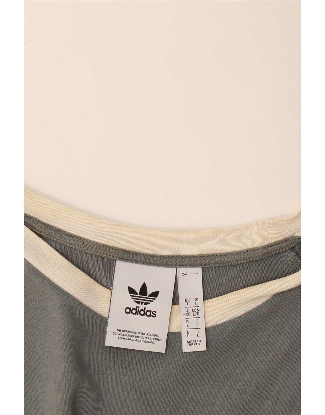 Adidas Ανδρικό T-Shirt Top Large Grey