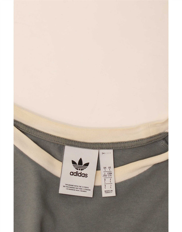 Adidas Ανδρικό T-Shirt Top Large Grey
