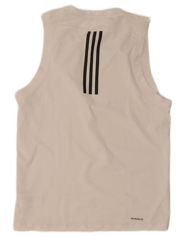 Ανδρικό γιλέκο Adidas Small White Polyester