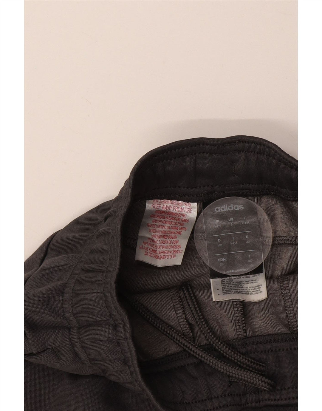 ADIDAS φόρμες για αγόρια Παντελόνια Joggers 9-10 ετών γκρι βαμβακερό