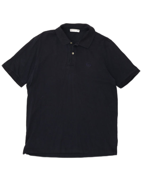 Sergio Tacchini Ανδρικό μπλουζάκι πόλο μεγάλο μπλε ναυτικό