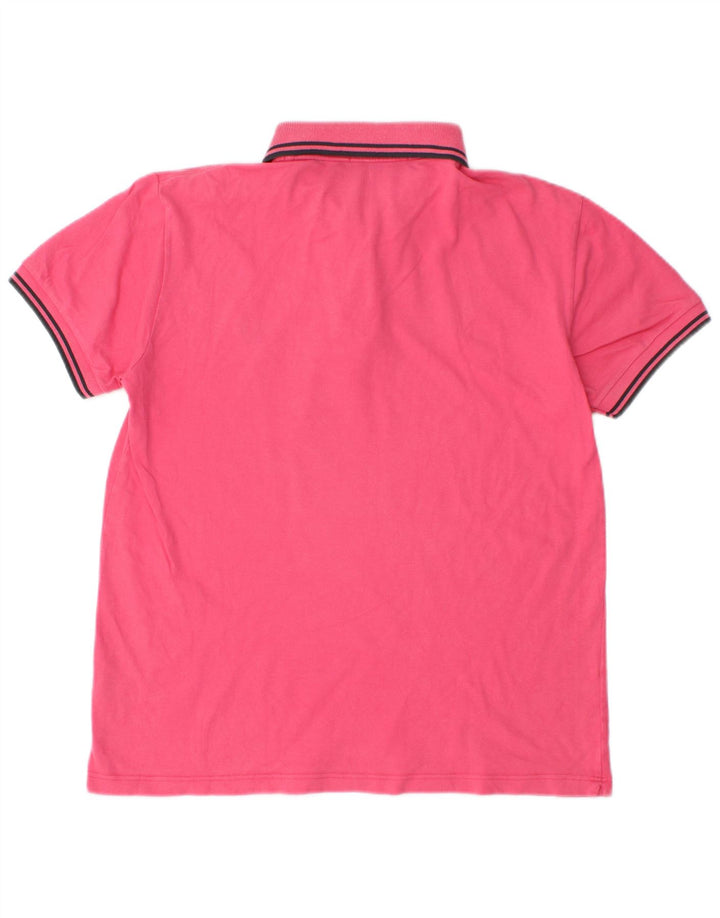 Fred Perry Ανδρικό πουκάμισο πόλο ανοιχτό και ελαστικό, μεσαίο ροζ βαμβακερό