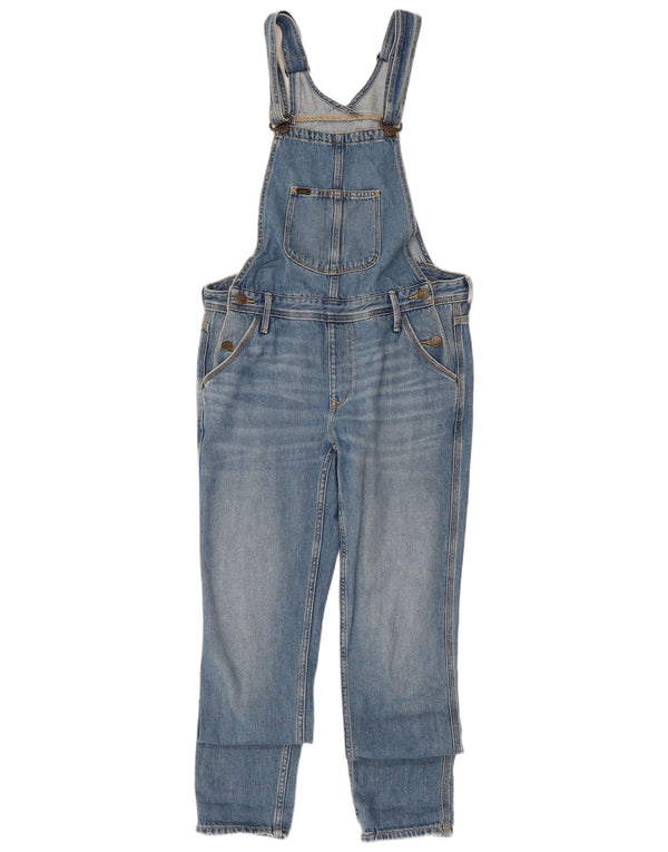 Lee Womens Dungarees Slim Jeans Small W34 L30 Μπλε βαμβακερό