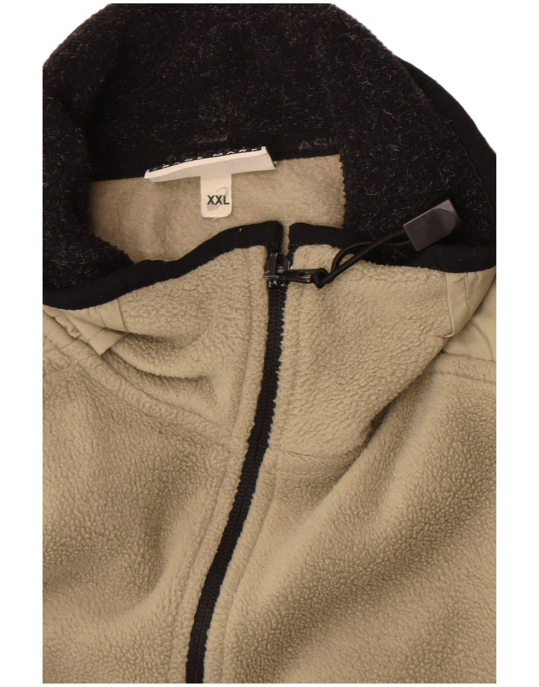 Asics Ανδρικό Fleece Jacket UK 44 2XL Khaki Colourblock
