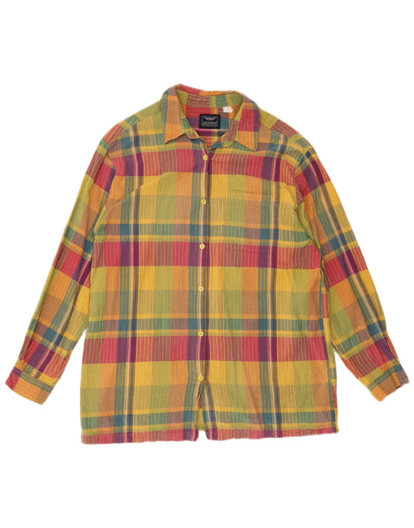 Arizona Womens Shirt UK 18 XL Multicoloured Check Cotton