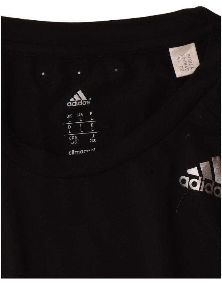 Ανδρικό T-Shirt Adidas Climacool Top Large Μαύρο