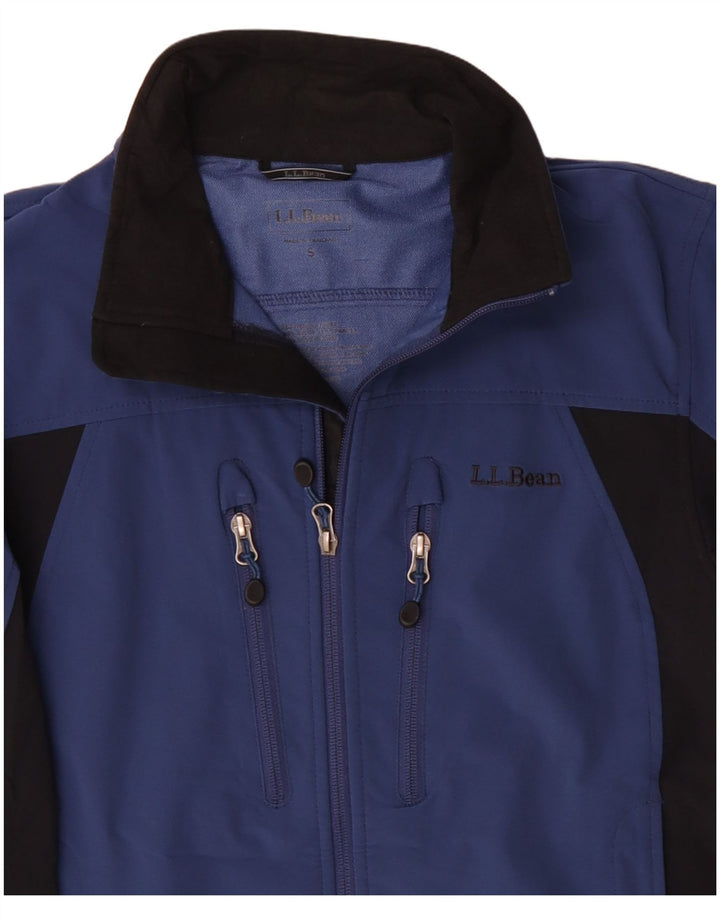 L.L.BEAN Ανδρικό τζάκετ αντιανεμικό UK 36 Small Navy Blue Colorblock Nylon