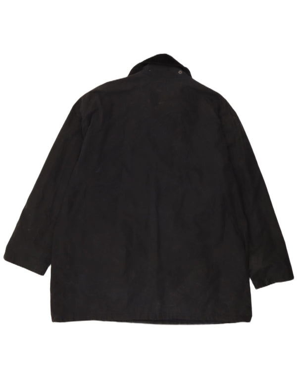 Ανδρικό κερωμένο βαμβακερό μπουφάν MC Orvis UK 42 XL Μαύρο βαμβακερό