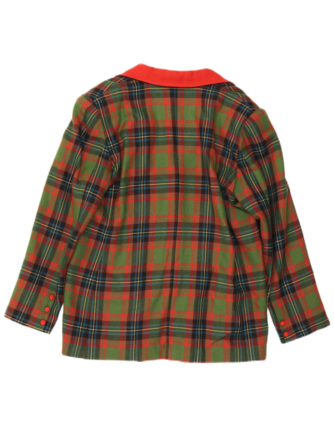 Vintage γυναικείο μπουφάν blazer UK 16 Large Green Check