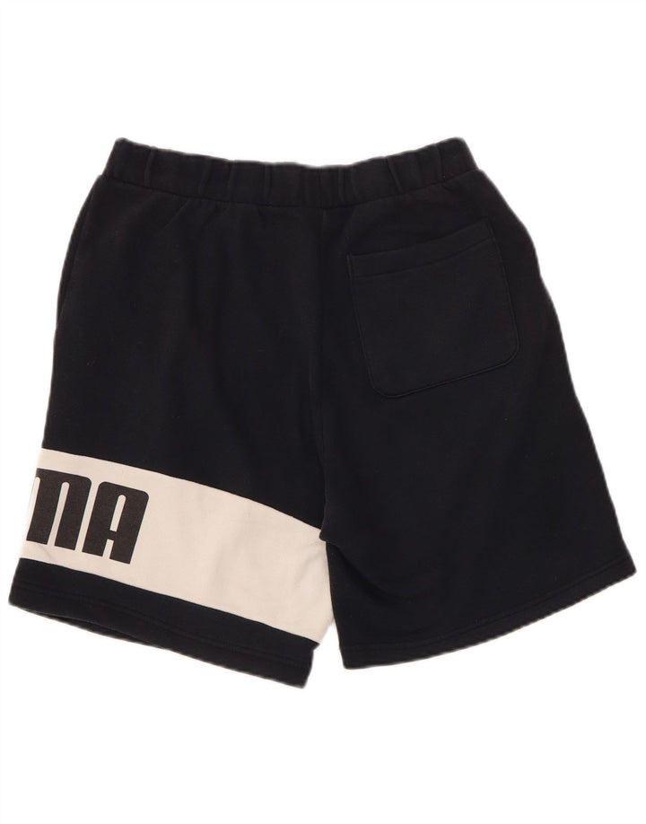 Ανδρικά γραφικά αθλητικά σορτς PUMA Small Black Colourblock