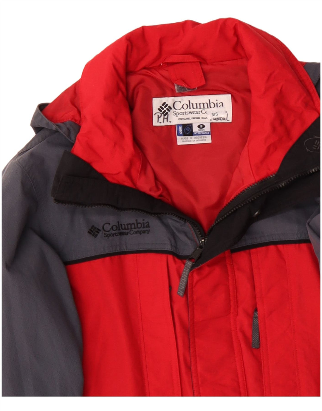 Ανδρικό μπουφάν COLUMBIA Interchange Windbreaker UK 36 Small Red Colourblock
