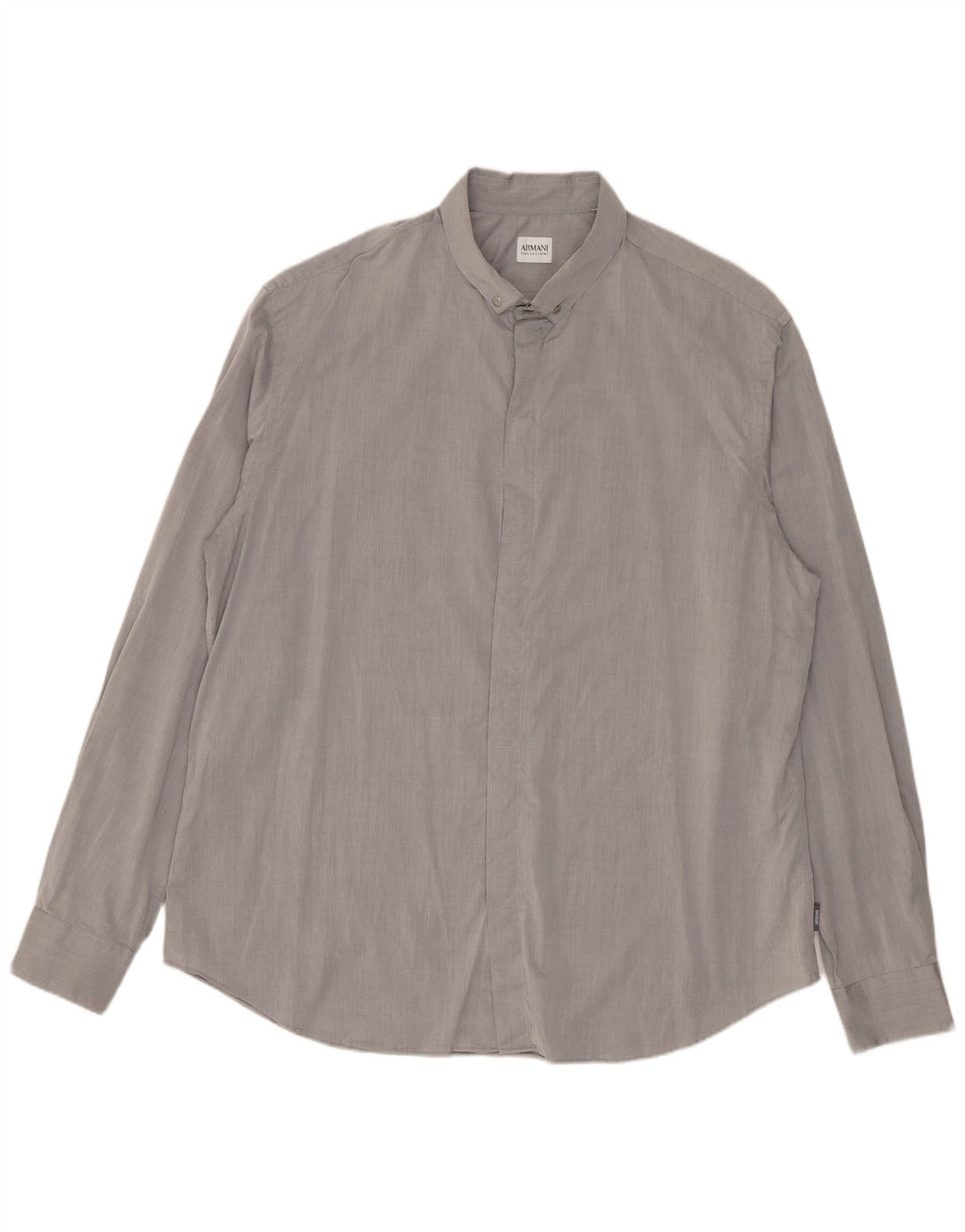 Ανδρικό πουκάμισο Armani Collezioni 2XL Γκρι