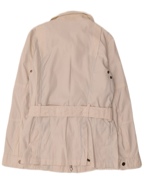 Zara Γυναικείο Utility Jacket UK 12 Medium Off White Nylon
