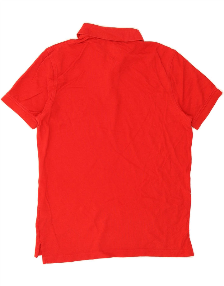 TOMMY HILFIGER Mens Regular Fit Polo Shirt Medium Red Cotton Vintage Tommy Hilfiger and Second-Hand Tommy Hilfiger from Messina Hembry 