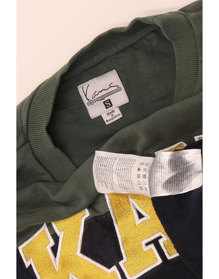 Ανδρικό γραφικό φούτερ Karl Kani Small Navy Blue Colourblock