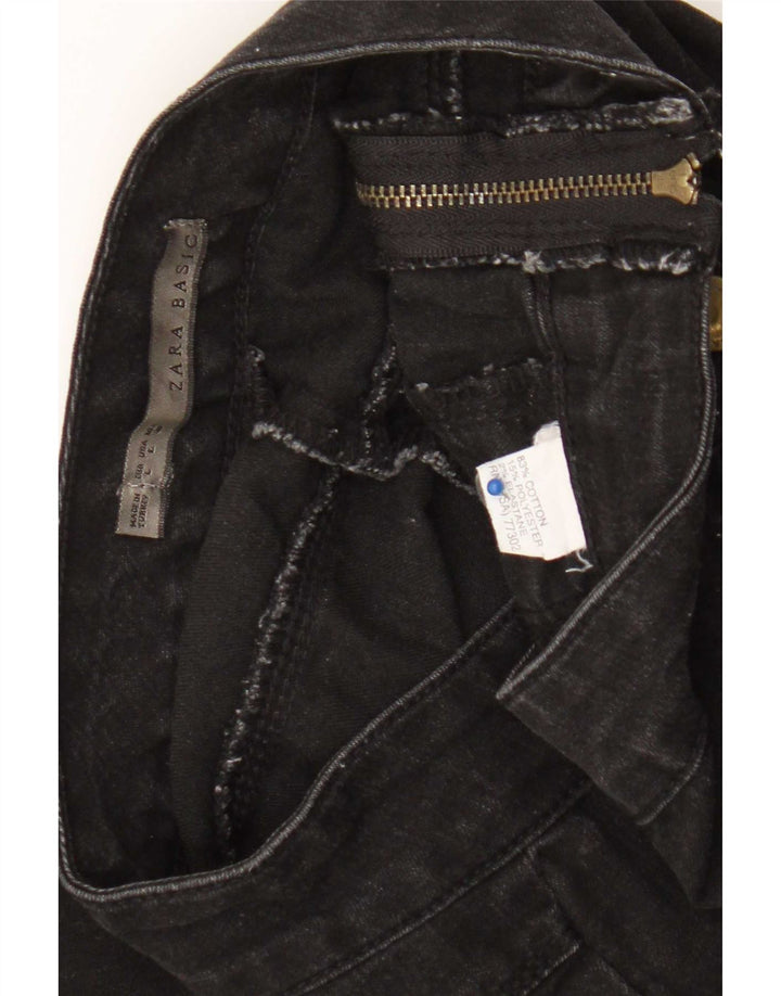 Zara Γυναικείο Jegging Τζιν μεγάλο W30 L29 Μαύρο βαμβακερό