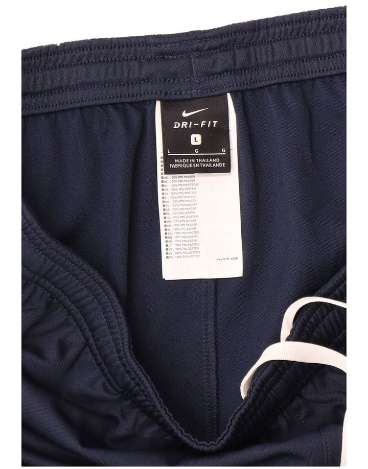 Ανδρικό παντελόνι αθλητικής φόρμας Nike Dri Fit Μεγάλο μπλε ναυτικό πολυεστέρα