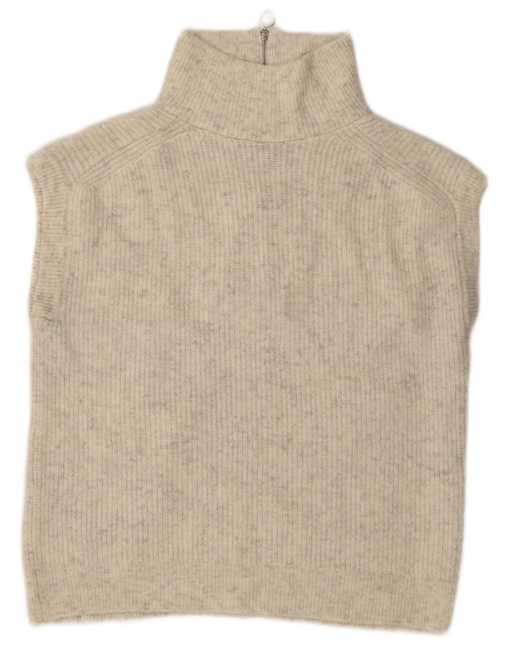 Marks & Spencer Γυναικείο γιλέκο υπερμεγέθη φανελάκι UK 10 Small Grey Flecked