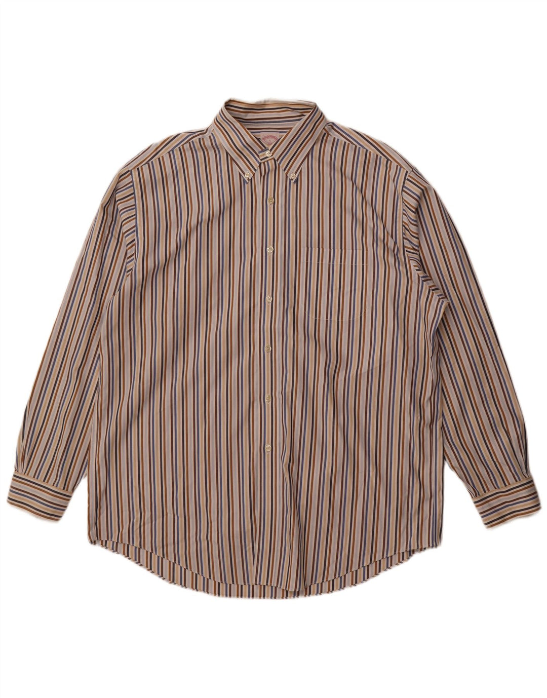 Brooks Brothers Ανδρικό Πουκάμισο 346 Μεγάλο Πολύχρωμο Βαμβακερό με ρίγες