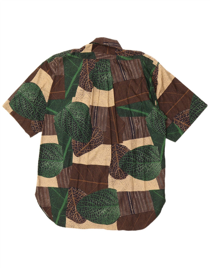 Ανδρικό κοντομάνικο πουκάμισο Casucci Καφέ μεγάλο συνονθύλευμα