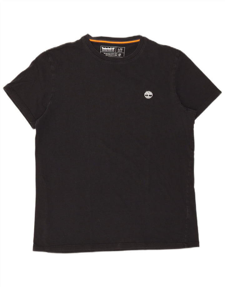 Ανδρικό T-Shirt Timberland Slim Fit Top Large Μαύρο