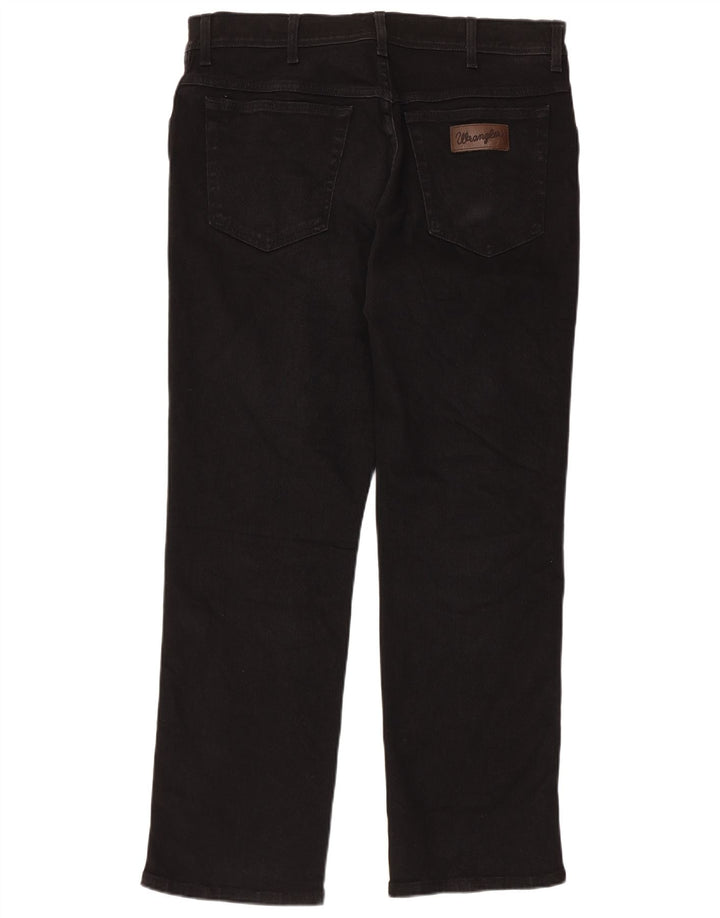 Wrangler Ανδρικό Texas Straight Jeans W36 L30 Μαύρο βαμβακερό