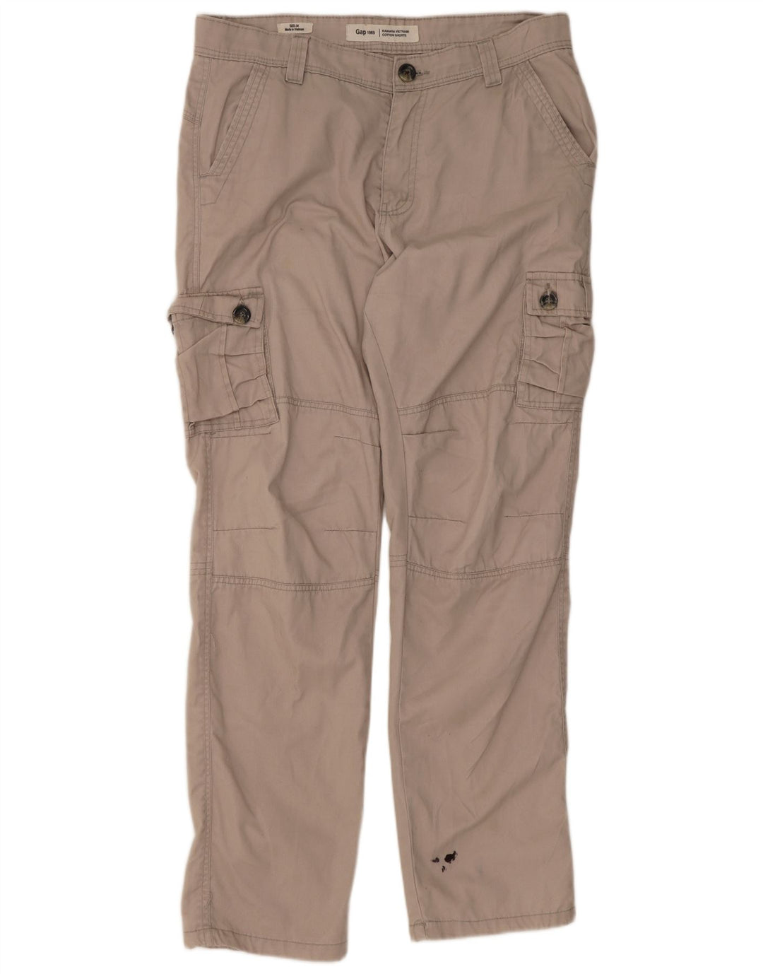 Ανδρικό παντελόνι Gap Straight Cargo W34 L31 Beige