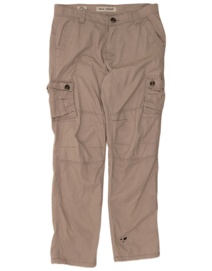 Ανδρικό παντελόνι Gap Straight Cargo W34 L31 Beige