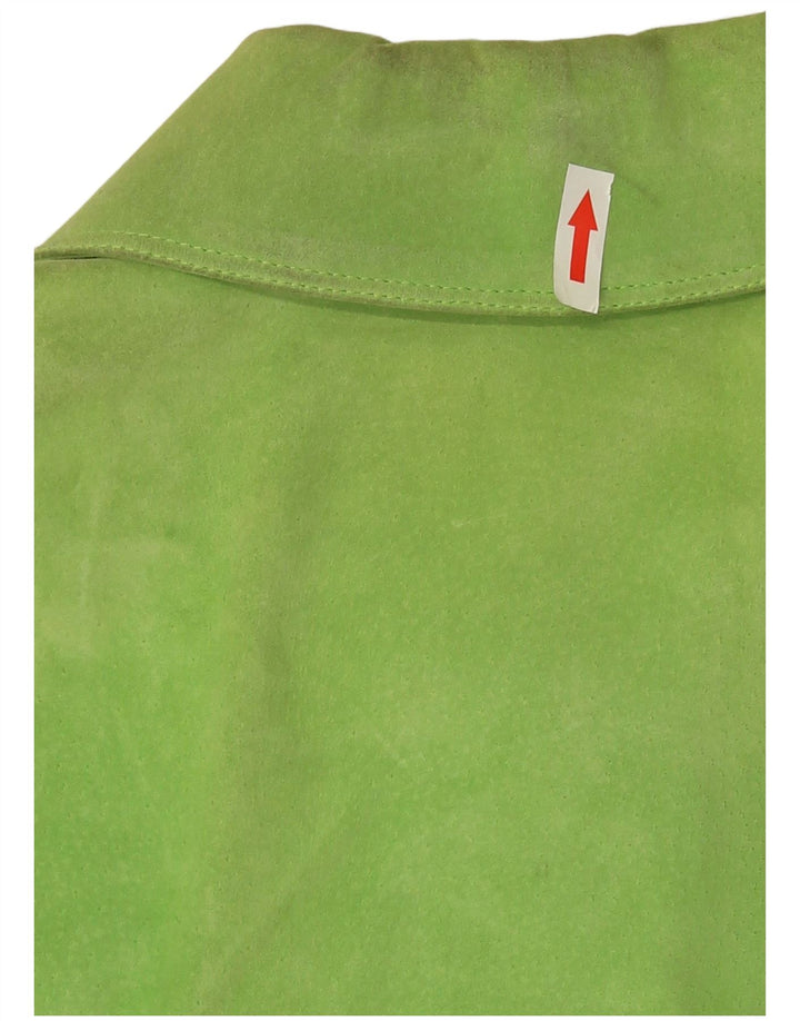 Gai Mattiolo Γυναικείο Suede Jacket UK 16 Large Green