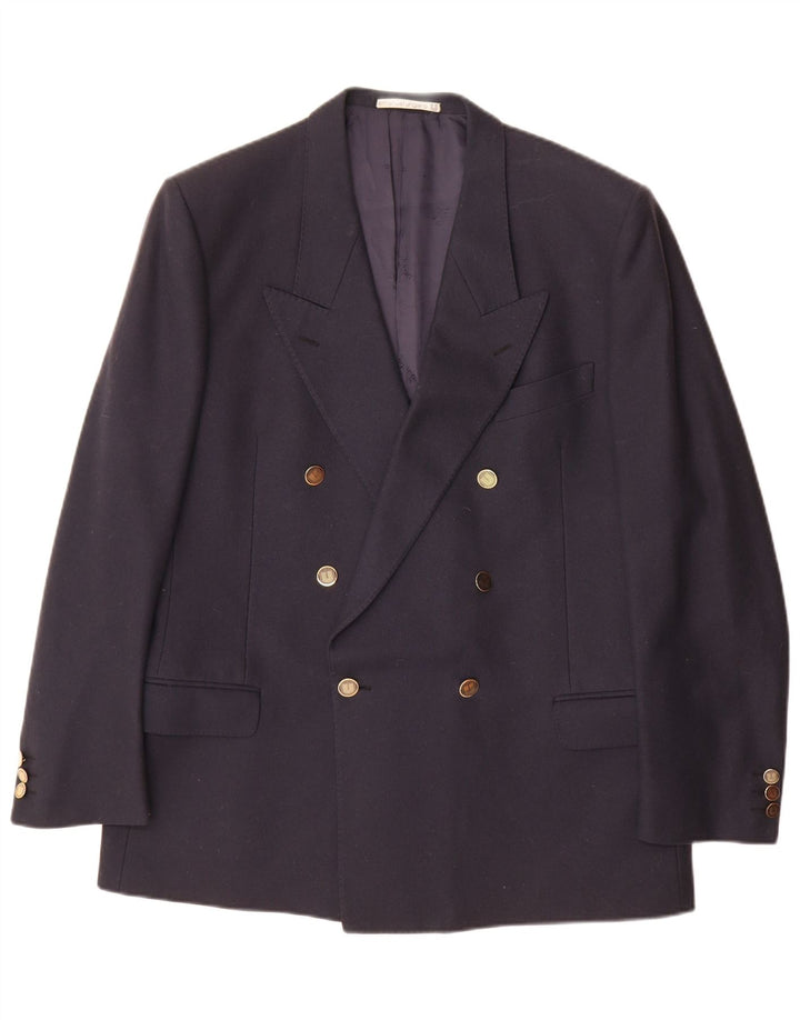 Emanuel Ungaro Ανδρικό σακάκι με διπλό στήθος UK 42 XL Navy Blue