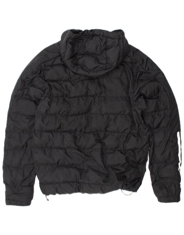 Ανδρικό μπουφάν με κουκούλα Adidas UK 36 Small Black Polyester
